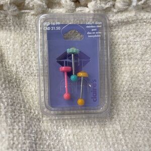 Tongue Rings - set of 3